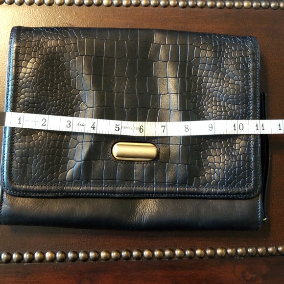 Textured Leather Clutch/Tablet Holder - Picture 6 of 7